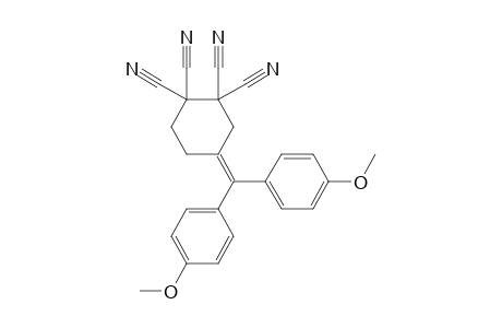 4-Bis(4-methoxyphenyl)methylidenecyclohexane-1,1,2,2-tetracarbonitrile