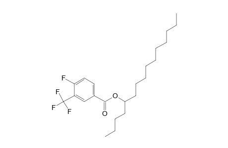 4-Fluoro-3-trifluoromethylbenzoic acid, 5-pentadecyl ester