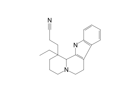 1-Ethyl-1-(2-cyanoethyl)-1,2,3,4,6,7,12,12B -octahydroindolo[2,3-A]quinolizine