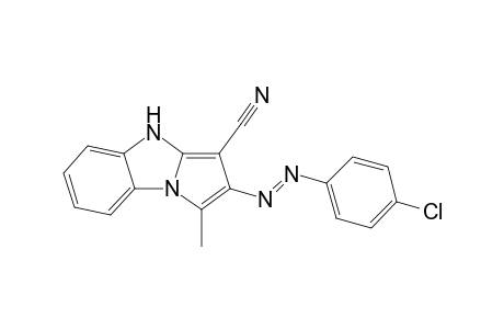 3-Cyano-1-methyl-2-(p-chlorophenylazo)-4H-pyrrolo[1,2-a]benzimidazole
