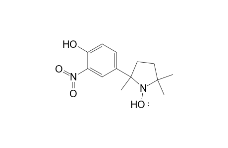 1-Pyrrolidinyloxy, 2-(4-hydroxy-3-nitrophenyl)-2,5,5-trimethyl-