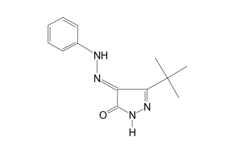3-tert-butylpyrazole-4,5-dione, 4-phenylhydrazone