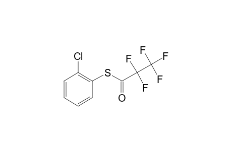 2-Chlorothiophenol, S-pentafluoropropionyl-