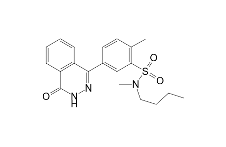 Benzenesulfonamide, n-butyl-2,N-dimethyl-5-(4-oxo-3,4-dihydrophthalazin-1-yl)-