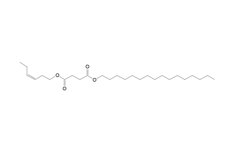 Succinic acid, cis-hex-3-enyl hexadecyl ester