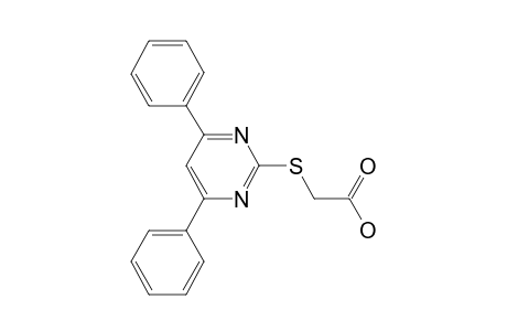 [(4,6-Diphenyl-2-pyrimidinyl)thio]acetic acid