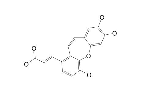 TOURNEFOLIC-ACID-B;3-(4,7,8-TRIHYDROXYDIBENZO-[B,F]-OXEPIN-1-YL)-ACRYLIC-ACID