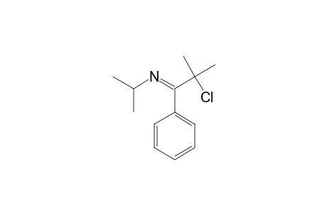 N-Isopropyl-2-chloro-2-methyl-1-phenylpropylimine