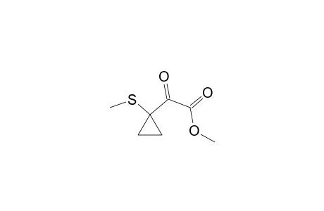 2-keto-2-[1-(methylthio)cyclopropyl]acetic acid methyl ester