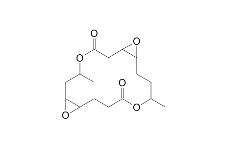 1,8-Dioxacyclohexadecane-2,10-dione, 5,6:12,13-diepoxy-8,16-dimethyl-