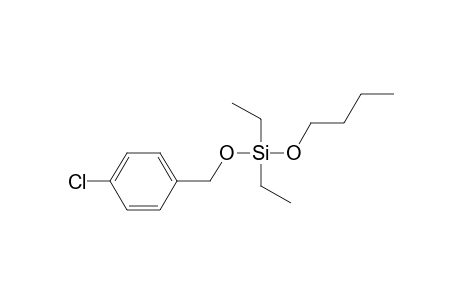 Silane, diethylbutyloxy(4-chlorobenzyloxy)-