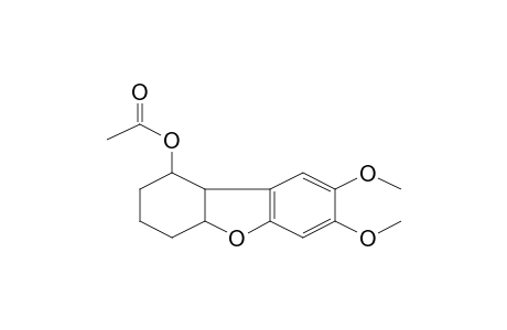 7,8-Dimethoxy-1,2,3,4,4a,9b-hexahydrodibenzo[b,d]furan-1-yl acetate