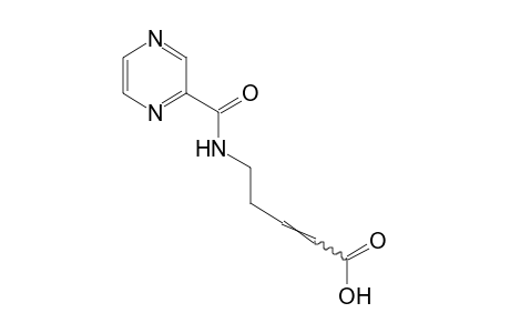 5-(PYRAZINYLCARBOXAMIDO)-2-PENTENOIC ACID