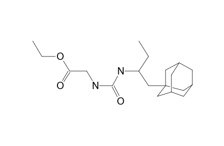 Ethyl 2-({[1-(adamantan-1-yl)butan-2-yl]carbamoyl}amino)acetate