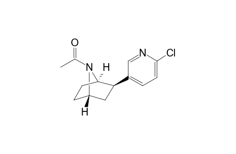 1-[(1S,3R,4R)-3-(6-chloro-3-pyridyl)-7-azabicyclo[2.2.1]heptan-7-yl]ethanone