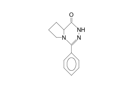 8A-(S)-6,7,8,8A-TETRAHYDRO-4-PHENYLPYRROLO-[1,2-D]-1,2,4-TRIAZIN-1(2H)-ONE
