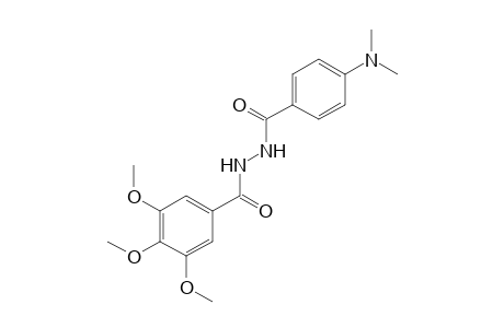 1-[p-(dimethylamino)benzoyl]-2-(3,4,5-trimethoxybenzoyl)hydrazine