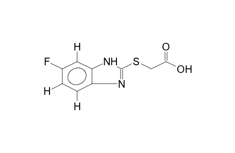 (5-fluoro-2-benzimidazolylthio)acetic acid