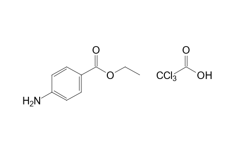 p-Aminobenzoic acid, ethyl ester, trichloroacetate(salt)