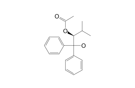 (S)-3-methyl-1,1-diphenyl-1,2-butanediol-2-acetate