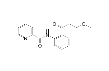 2-Pyridinecarboxamide, N-[2'-(2-methoxyethylcarbonyl)phenyl]-