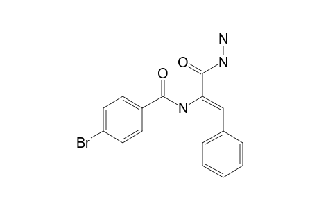 Benzamide, 4-bromo-N-(1-hydrazinocarbonyl-2-phenylethenyl)-