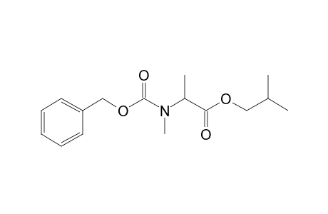 Alanine, N-methyl-N-benzyloxycarbonyl-, isobutyl ester