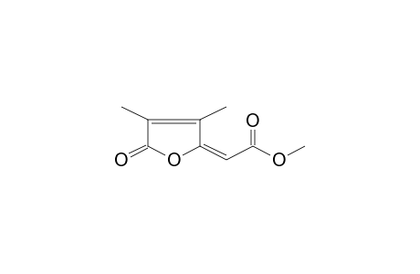 Acetic acid, (3,4-dimethyl-5-oxo-2(5H)-furanylidene)-, methyl ester