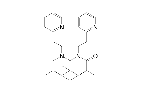 1,7,9-Trimethyl-2-oxo-3,5-bis[2-(pyridin-2-yl)ethyl]-3,5-diazatricyclo[5.3.1.0(4,9)]undecane