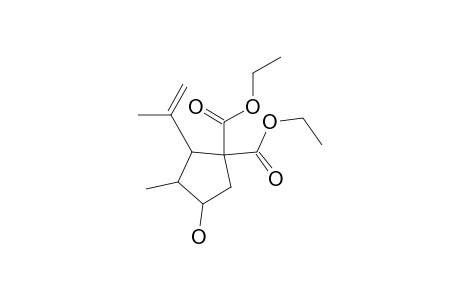 2-Methyl-3-(1'-methylethenyl)-4,4-dicarbethoxycyclopentanol