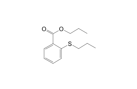 Benzoic acid, 2-(propylthio)-, propyl ester