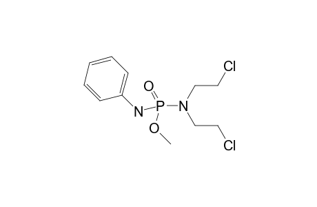 Methyl N-bis(2-chloroethyl)-N'-phenylphosphodiamidate