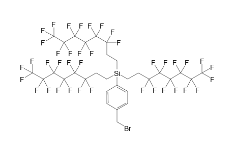 4-(Bromomethylphenyl)-tris[2'-(perfluorohexyl)ethyl]-silane