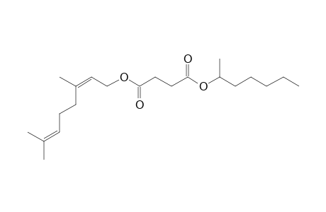 Succinic acid, hept-2-yl neryl ester