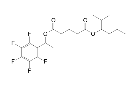 Glutaric acid, 2-methylhex-3-yl 1-(pentafluorophenyl)ethyl ester