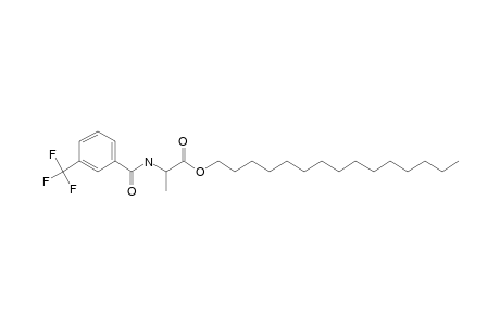 L-Alanine, N-(3-trifluoromethylbenzoyl)-, pentadecyl ester