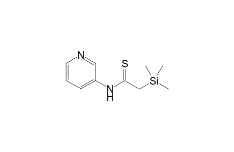 N-(3-pyridinyl)-2-(trimethylsilyl)ethanethioamide