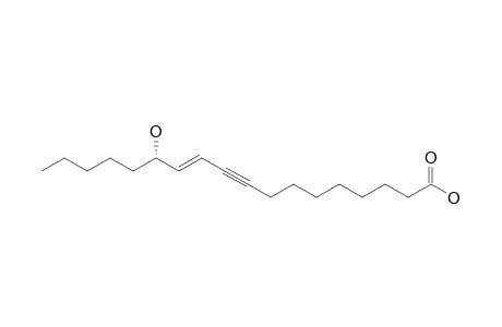 (E,13S)-13-hydroxyoctadec-11-en-9-ynoic acid