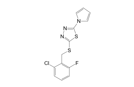 2-[(2-chloro-6-fluorobenzyl)thio]-5-(pyrrol-1-yl)-1,3,4-thiadiazole