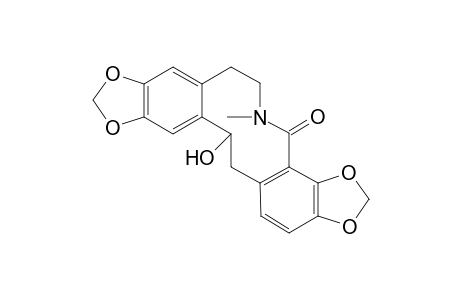 6,7,14-Trihydro-13-hydroxy-5-methylbis[1,3]benzodioxolo[4,5-c:5',6'-g]azecin-4(5H)-one
