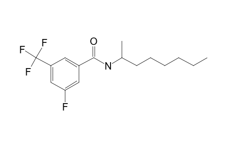 3-Fluoro-5-trifluoromethylbenzamide, N-(2-octyl)-