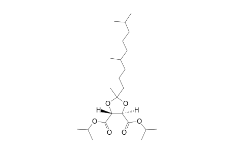 (4R,5R)-2-[(RS)-4,8-DIMETHYLNONYL]-2-METHYL-1,3-DIOXOLAN-4,5-DICARBOXYLIC-ACID,DIISOPROPYLESTER