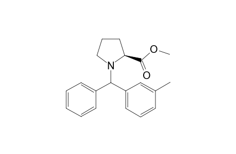 (2S)-Methyl 1-(phenyl (m-tolyl)methyl) pyrrolidine-2-carboxylate