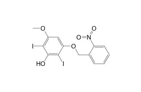 2,6-DIIODO-3-METHOXY-5-(2-NITROBENZYLOXY)-PHENOL