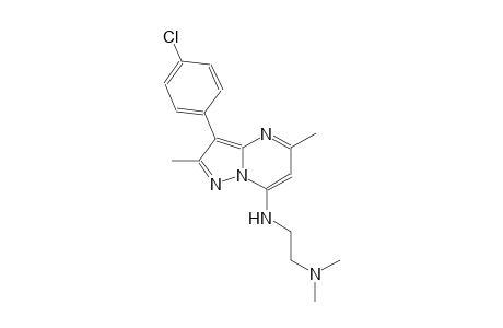 N~1~-[3-(4-chlorophenyl)-2,5-dimethylpyrazolo[1,5-a]pyrimidin-7-yl]-N~2~,N~2~-dimethyl-1,2-ethanediamine