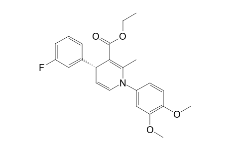 (R)-ETHYL-1-(3,4-DIMETHOXYPHENYL)-4-(3-FLUOROPHENYL)-2-METHYL-1,4-DIHYDROPYRIDINE-3-CARBOXYLATE