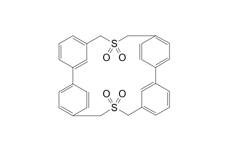 7,20-Dithiapentacyclo[20.2.2.2(2,5).1(9,13).1(14,18)]triaconta-2,4,9,11,13(28),14,16,18(27),22,24,25,29-dodecaene, 7,7,20,20-tetraoxide