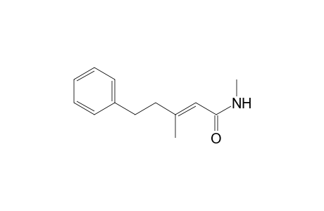 (E)-N,3-Dimethyl-5-phenylpent-2-enamide