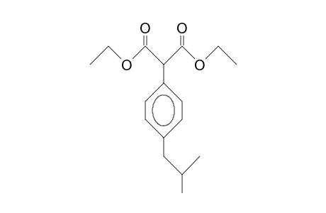 (p-isobutylphenyl)malonic acid, diethyl ester