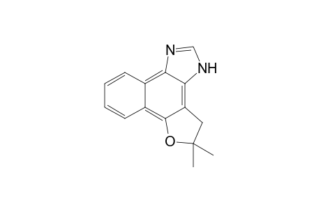 5,5-Dimethyl-4,5-dihydro3H-furo[3',2' : 3,4]naphtho[1,2-d]imidazole